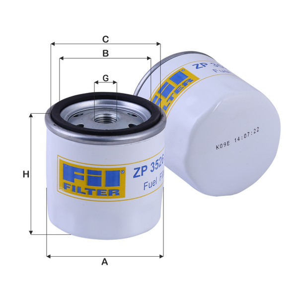 FIL FILTRE ZP 3526 AF Yakıt Filtresi | Eşdeğer: MANN WK 712/2 | VW