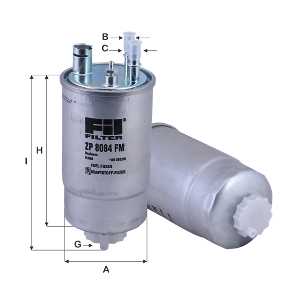 FIL FILTRE ZP 8084 FMB Yağ Filtresi