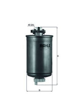 KNECHT KL 75 Yakıt Filtresi | Eşdeğer: MANN WK 842/4 | VW / SEAT