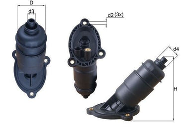 KNECHT HX 155 Hidrolik Şanzıman Filtresi