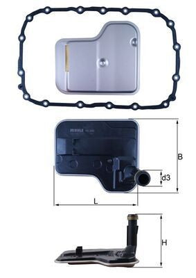 KNECHT HX 240D Hidrolik Şanzıman Filtresi