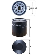 KNECHT OC 1291 Yağ Filtresi | Eşdeğer: MANN W 7062 | SEAT / SKODA