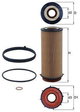 KNECHT OX 560D Yağ Filtresi | Eşdeğer: MANN HU 720/3 x | BMW