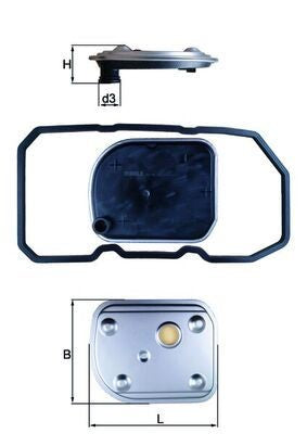 KNECHT HX 158D Hidrolik Şanzıman Filtresi