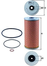 KNECHT OX 92D Yağ Filtresi | Eşdeğer: MANN H 829/1 x | MERCEDES-BENZ