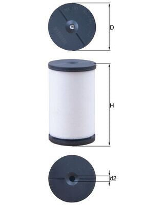 KNECHT HX 191 Hidrolik Şanzıman Filtresi