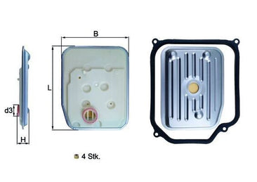 KNECHT HX 147KIT1 Hidrolik Filt. | Eşdeğer: MANN H 2019 KIT | VW