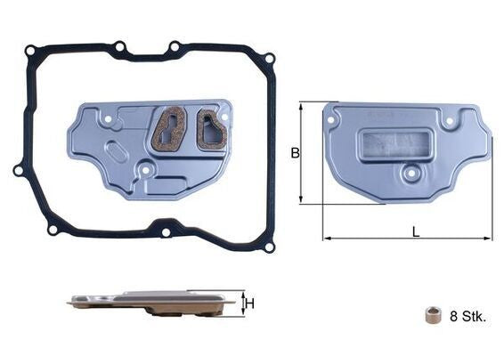 KNECHT HX 256D Hidrolik Şanzıman Filtresi
