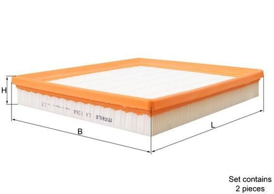 KNECHT LX 1264/S Hava Filtresi | Eşdeğer: MANN C 26 009-2
