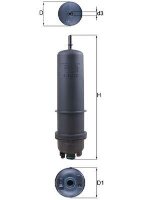 KNECHT KL 872/7 Yakıt Filtresi | Eşdeğer: MANN WK 5017 | BMW