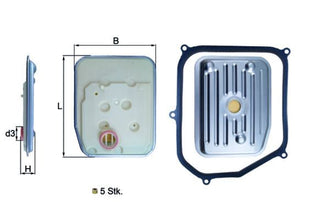 KNECHT HX 147KIT Hidrolik Filt. | Eşdeğer: MANN H 2019 KIT 2 | VW