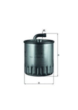 KNECHT KL 179 Yakıt Filtresi | Eşdeğer: MANN WK 822/1 | MERCEDES-BENZ