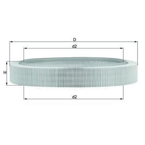 KNECHT LX 58 Hava Filtresi | Eşdeğer: MANN C 37 107 | MERCEDES-BENZ