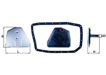 KNECHT HX 162D Hidrolik Şanzıman Filtresi