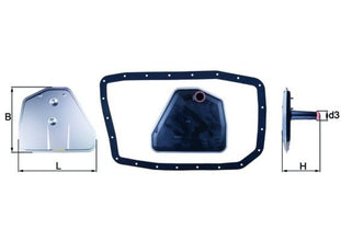 KNECHT HX 162D Hidrolik Şanzıman Filtresi