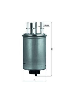 KNECHT KL 506 Yakıt Filtresi | Eşdeğer: MANN WK 829/4 z