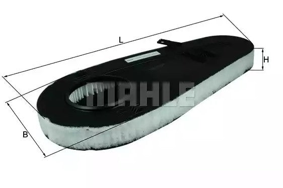 KNECHT LX 3598 Hava Filtresi | Eşdeğer: MANN C 51 001 | BMW