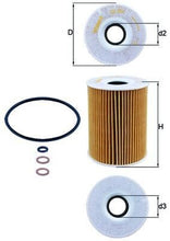 KNECHT OX 254D2 Yağ Filtresi | Eşdeğer: MANN HU 926/5 x | BMW