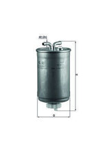 KNECHT KL 41 Yakıt Filtresi | Eşdeğer: MANN WK 842/3 | VW / FORD