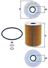 KNECHT OX 254D3 Yağ Filtresi | Eşdeğer: MANN HU 926/5 z | BMW