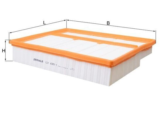 KNECHT LX 439/1 Hava Filtresi | Eşdeğer: MANN C 30 195/2