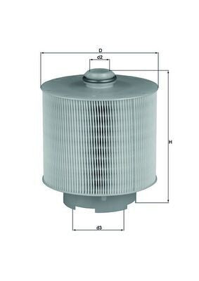 KNECHT LX 1006/1D Hava Filtresi | Eşdeğer: MANN C 17 137 x | AUDI